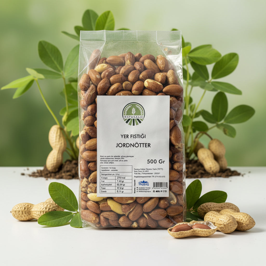 Roasted Peanuts (Unsalted) 500 gr