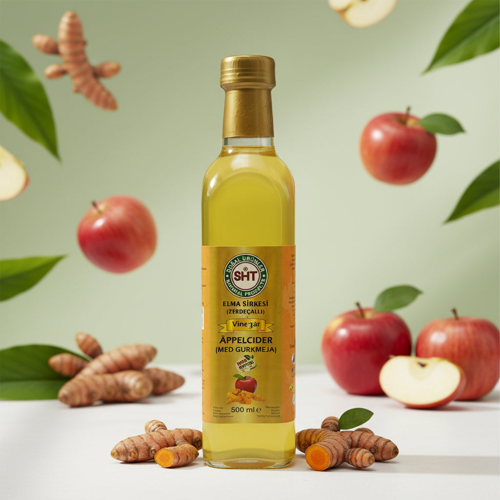 Zerdeçallı Elma Sirkesi 500 ml