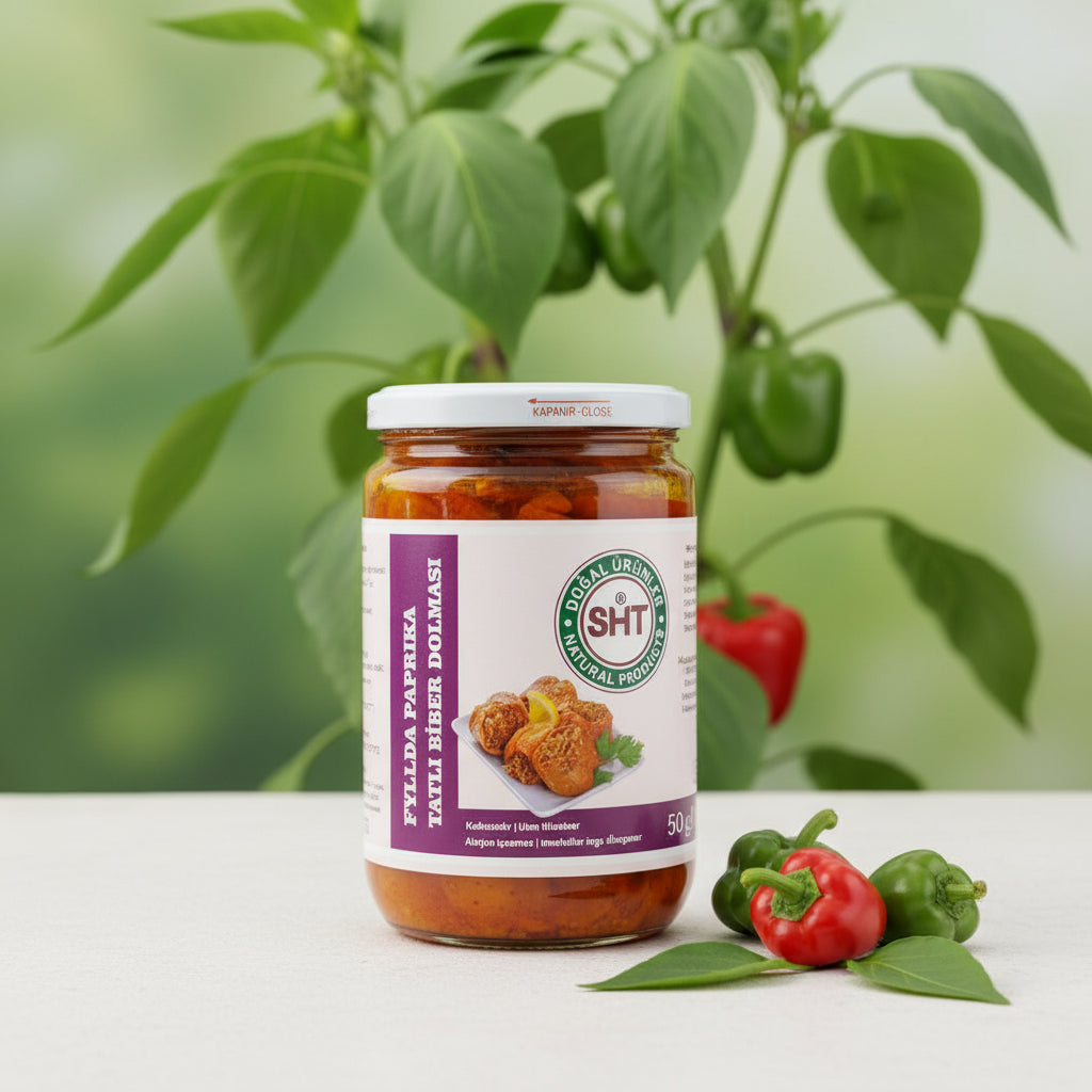 Homemade Olive Oil Sweet Pepper Dolma 400g